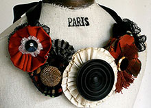 Blooms Floral Bib Necklace