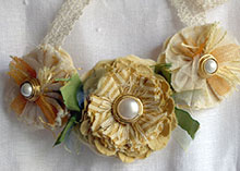 Yellow Flower Girl Necklace