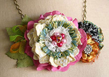Garden Party Floral Necklace
