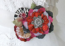 Wedding Gown Flower Statement Necklace